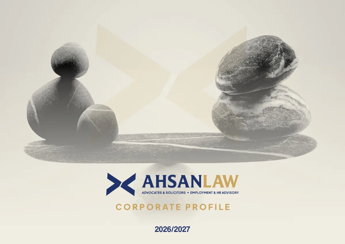 Ahsan Law corporate profile, page 1