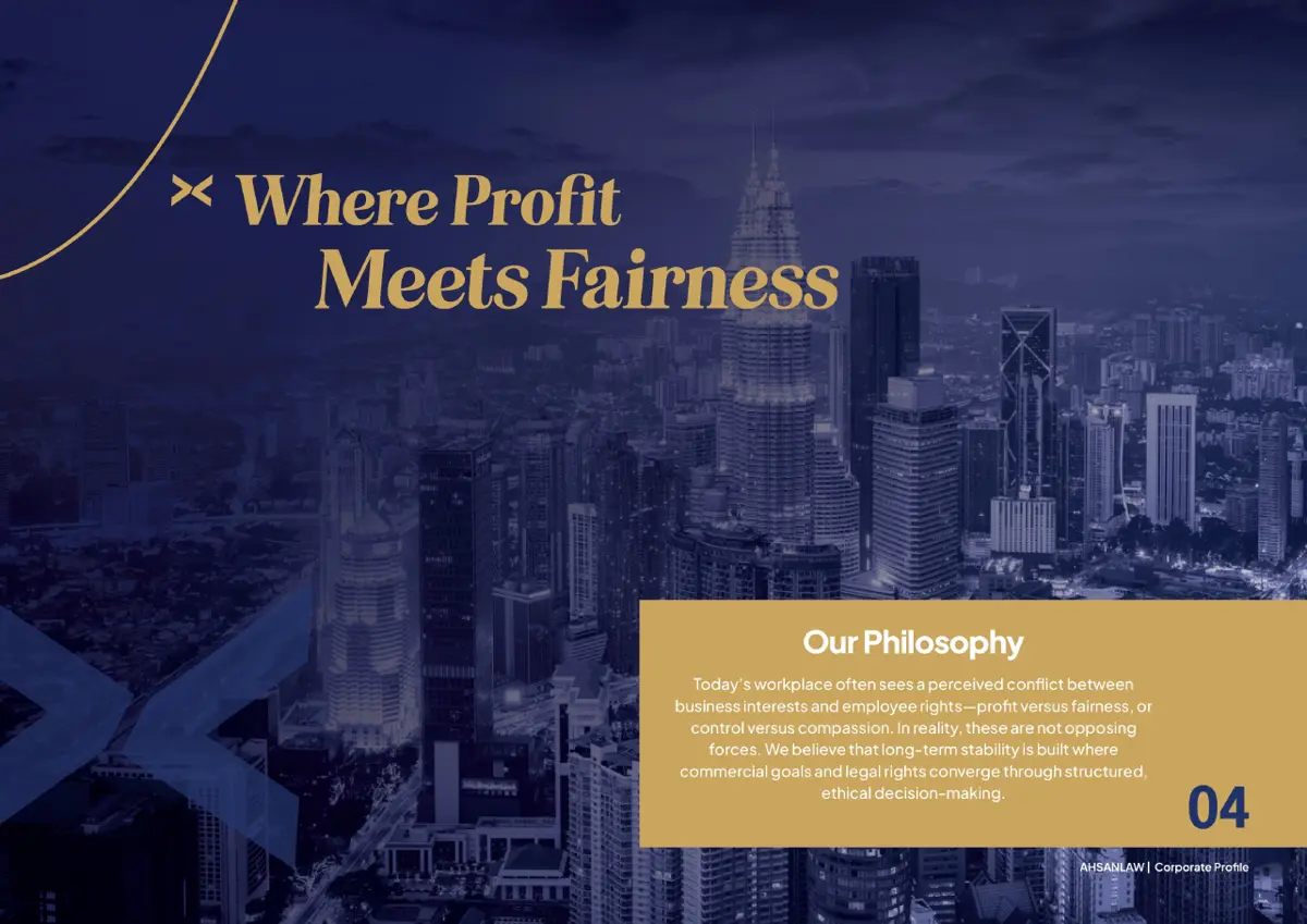 Ahsan Law corporate profile, page 7