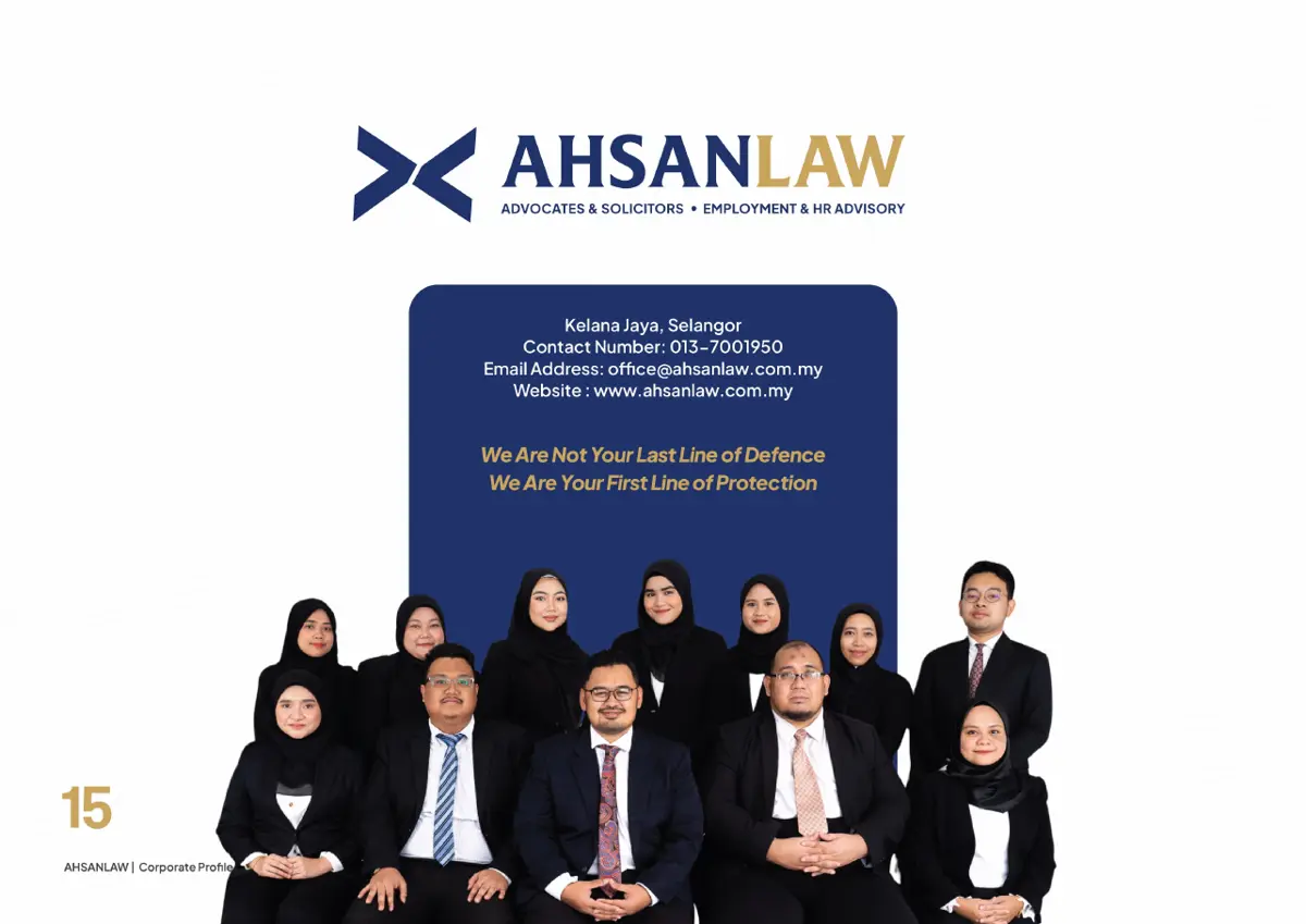 Ahsan Law corporate profile, page 18