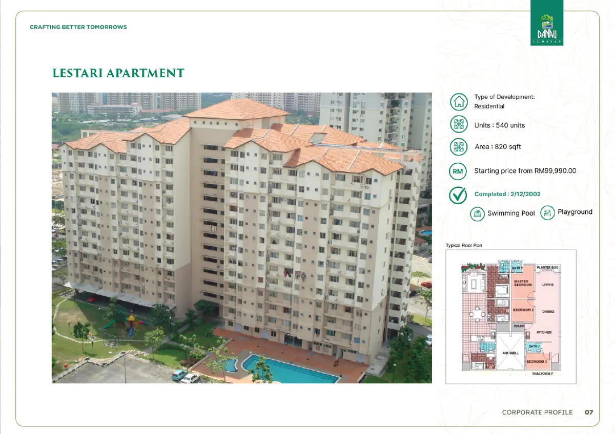 Danau Lumayan corporate profile, page 9