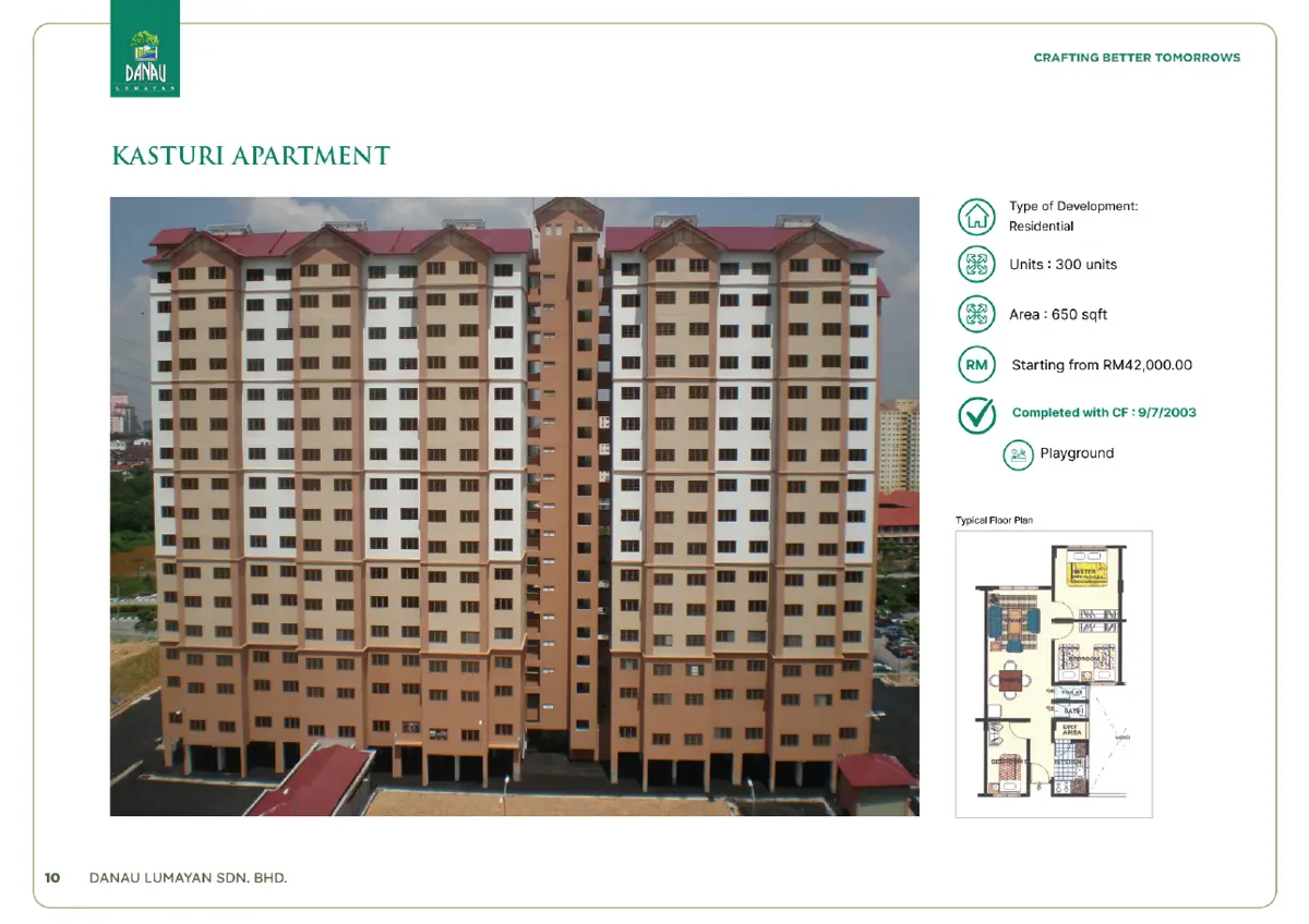 Danau Lumayan corporate profile, page 12