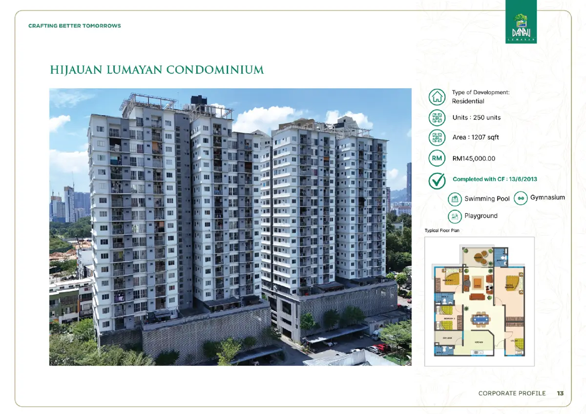 Danau Lumayan corporate profile, page 15