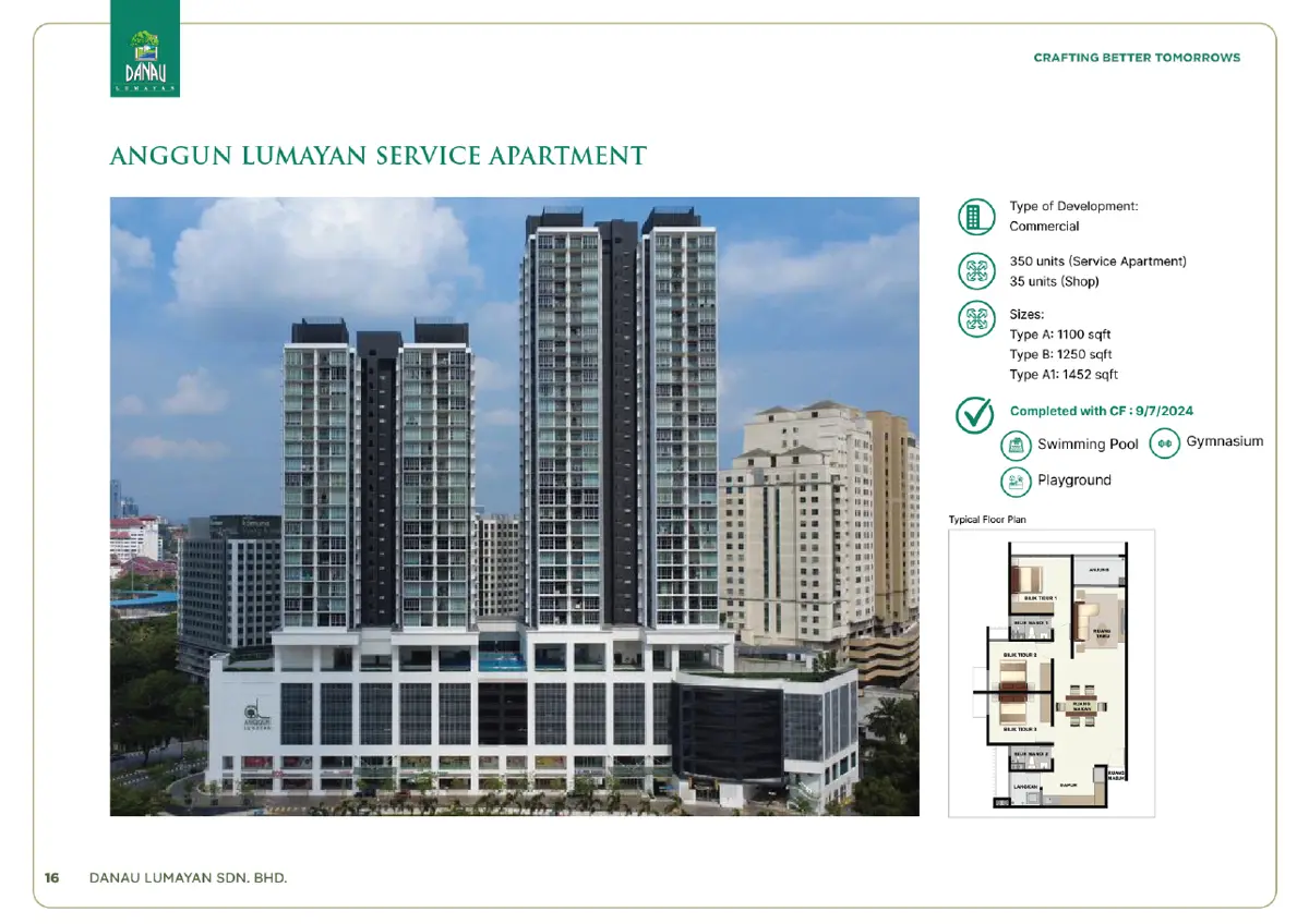 Danau Lumayan corporate profile, page 18