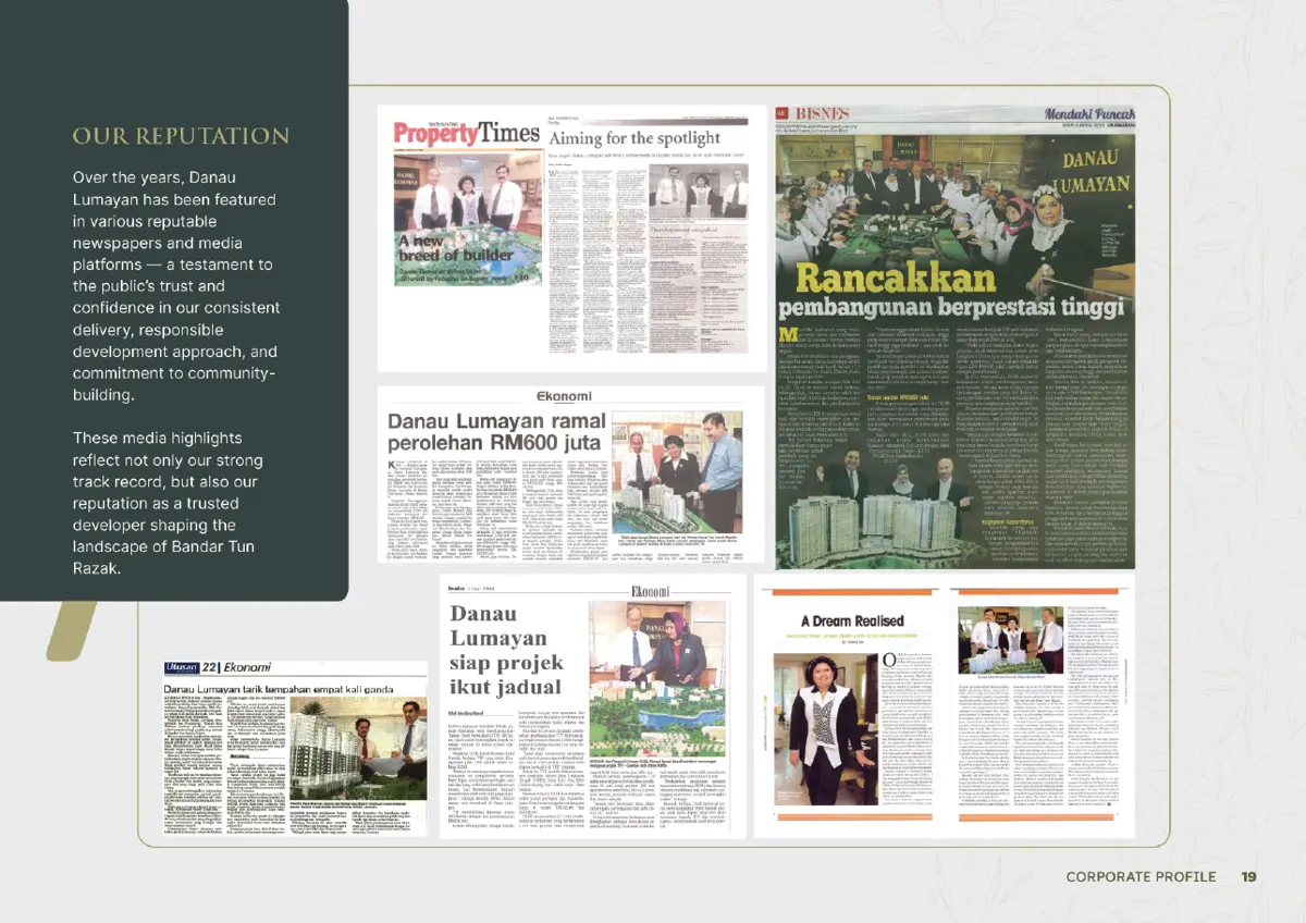 Danau Lumayan corporate profile, page 21